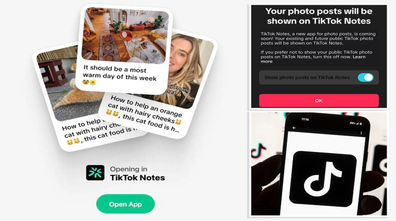 بعد يوتيوب.. تيك توك ينافس إنستغرام بـ" TikTok Notes"